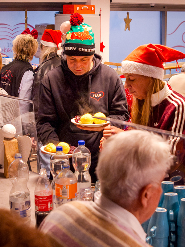 Weihnachtsveranstaltung der Obdachlosenhilfe