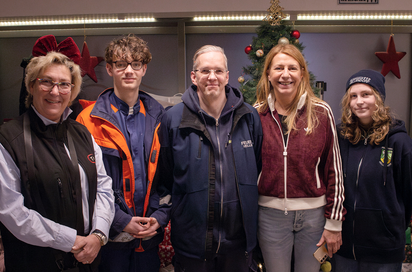 fünf Personen, der Vorstand