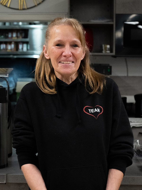 Helferin der Obdachlosehnhilfe Hannover